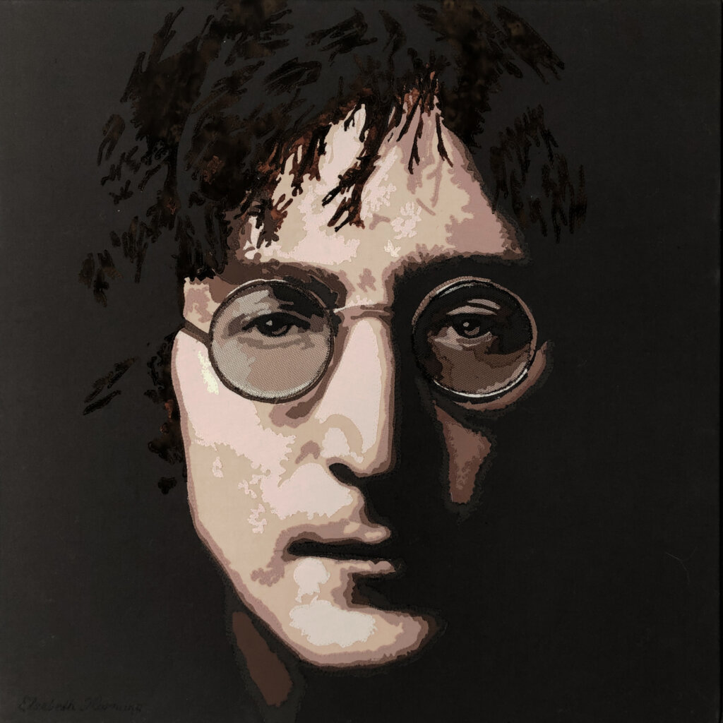 portræt af John Lennon