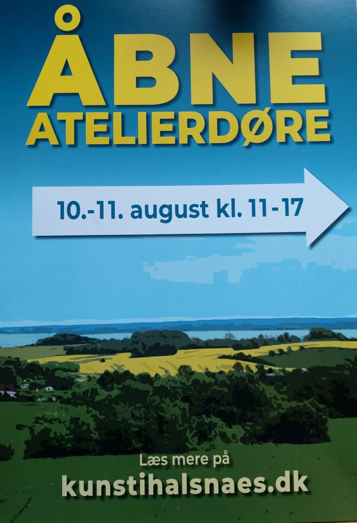 Kunst i Halsnaes åbne atelierdøre 10-11.august 2024