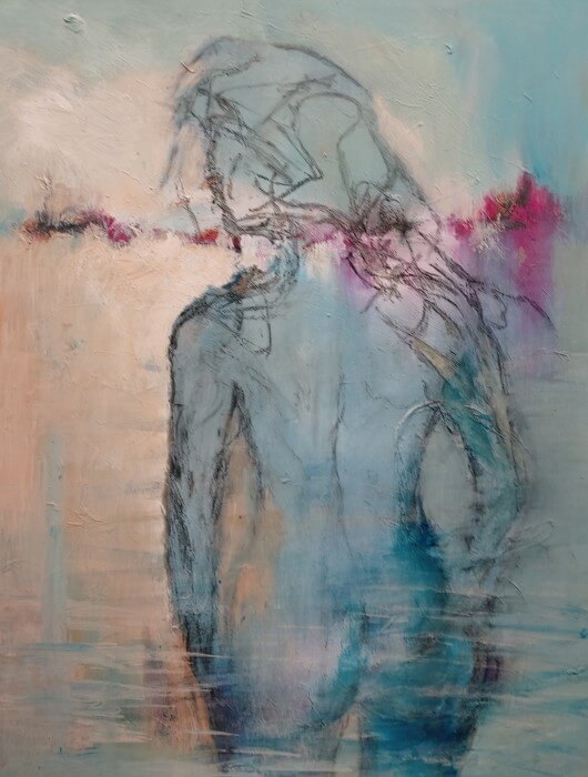 Sansninger i det fri er et maleri af Gunhild Rasmussen