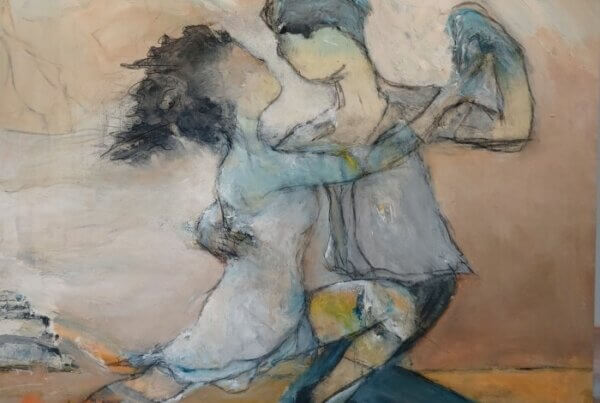 Danser med dig er et maleri fyldt med nærvær og bevægelse bevægelse